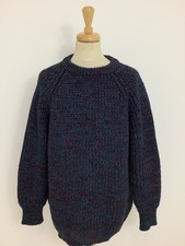 Vintage 90s slouch jumper oversized chunky fisherman pullover grunge sweater #V1