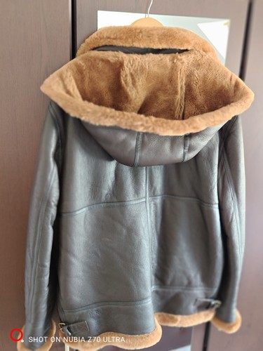 Mens sheepskin detachable - b3,