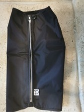 Doggie Coats 16" Step In Black  Fleece Lined Waterproof Dog Coat New