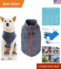 Large Gray Wash Fleece Dog