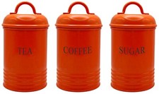 Set of 3 Tea Coffee Sugar