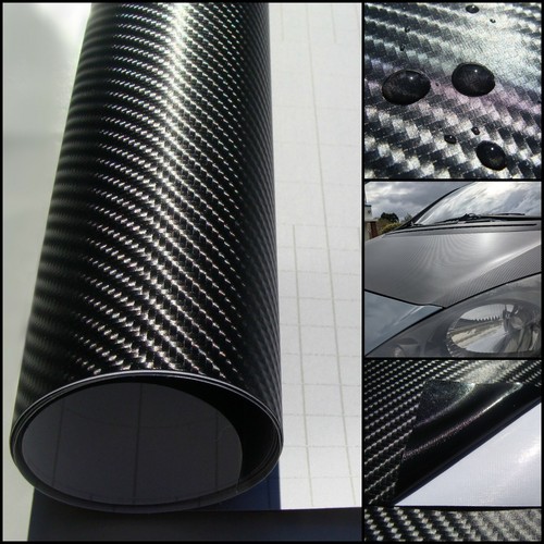 Black carbon fibre vinyl - vinyl,