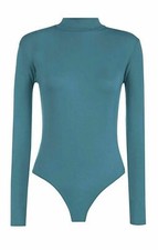 Womens Ladies BODYSUIT Long