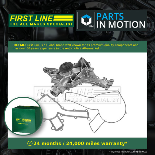 Water pump fits mercedes - water, sl350