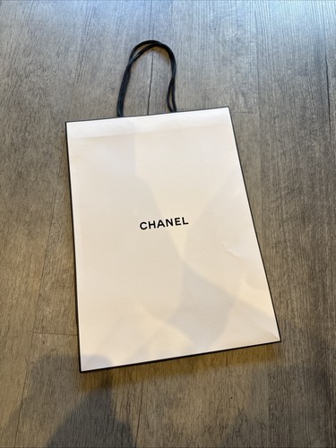 Chanel white gift bag - gift,