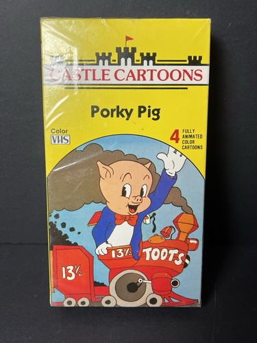 Porky pig castle cartoons vhs - porky,