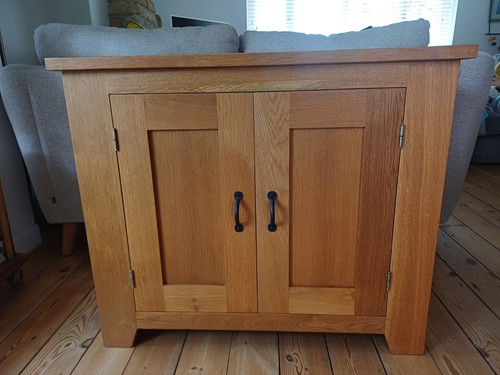 Solid oak sideboard cabinet - oak,