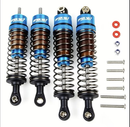 Alu oil shocks set - /dampers, for