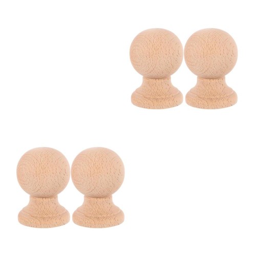Solid wood ball - solid, finials