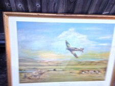 spitfire print framed