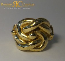 Men's Double Knot Ring Cast in