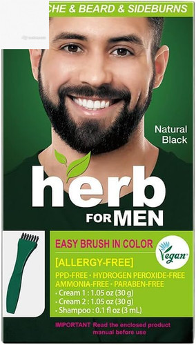 Herb for men mustache - herb, beard