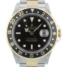 Rolex GMT Master II 16713 40 mm Black Dial Yellow Gold Bi-Metal Oyster 2004 Box