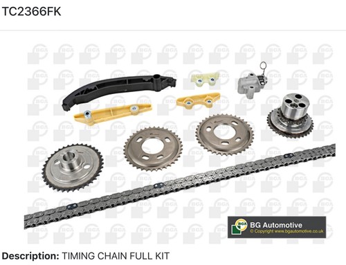 Timing chain kit - chain, for