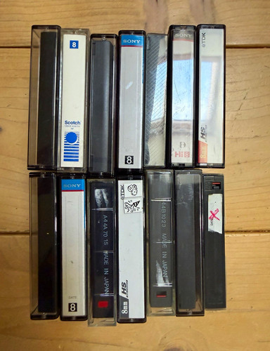 Job lot 8mm video8 - job,