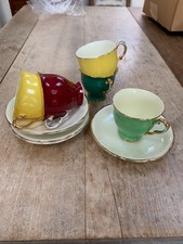 RARE Salisbury China Tea Set - 5 Cups &5 x Saucers - Rare item
