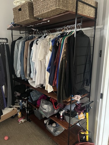 Open wardrobe unit two pieces - unit,