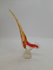 Murano Glass Bird Cockerel/Pheasant (Repaired Beak)