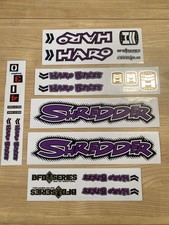 Haro Purple Shredder Decals