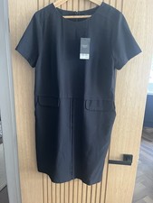 Women’s Next Black Dress. Size 16. NWT. Zip Detail On The Back And Side Pockets
