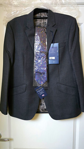 Lewin slim fit - t.m.lewin, charcoal