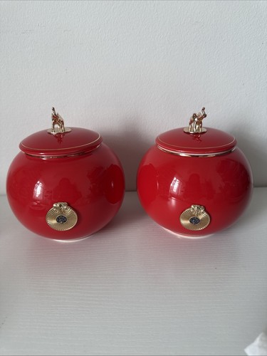Pair ginger jars unused - ginger,
