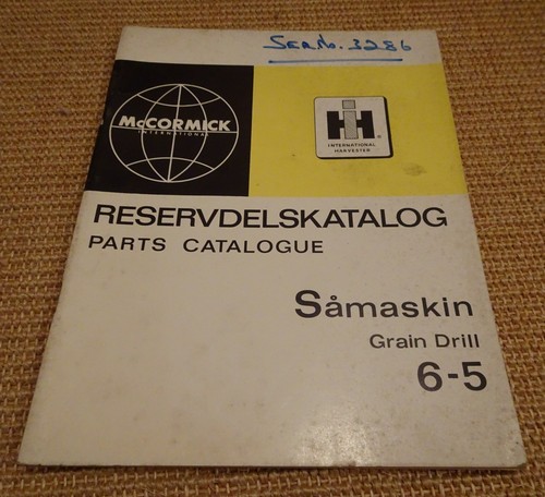 Mccormick parts catalogue - 6-5,