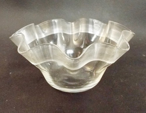 Edwardian hand blown fluted - edwardian,