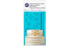 Wilton mould damask - damask, fondant