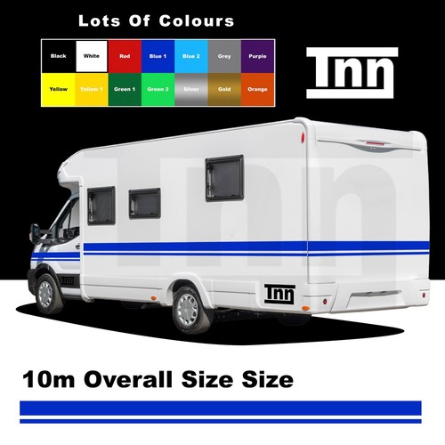 10m motorhome vinyl - motorhome, stripes
