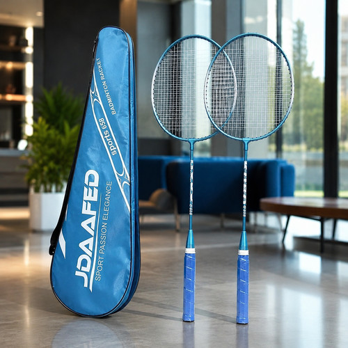 Badminton racket set with - badminton,