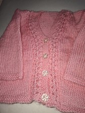 Hand Knitted Cardigan, Pretty