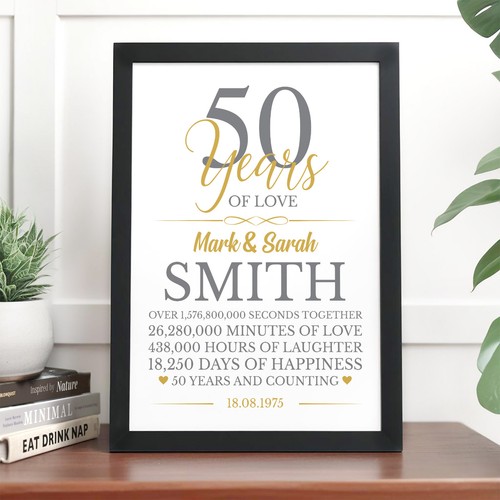50th wedding anniversary gifts - anniversary,