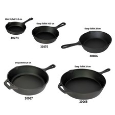 PRE-SEASONED CAST IRON FRYING