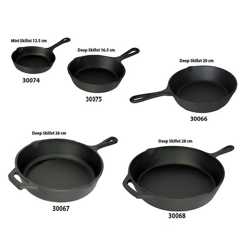 Pre seasoned cast iron - pre-seasoned, frying