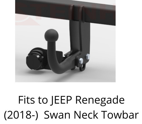 Swan neck tow - bar, jeep