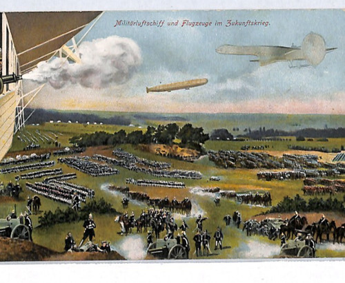 Zeppelin ww1 propaganda - zeppelin, recon