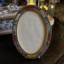 Italian Vintage Micro Mosaic Photo Frame circa Mid 20th Century