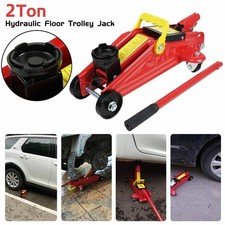 2 Ton Car Van Home Mechanic Hydraulic Trolley Jack Lift Lifting Heavy Duty UK