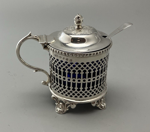 Early victorian pierced silver - pierced,