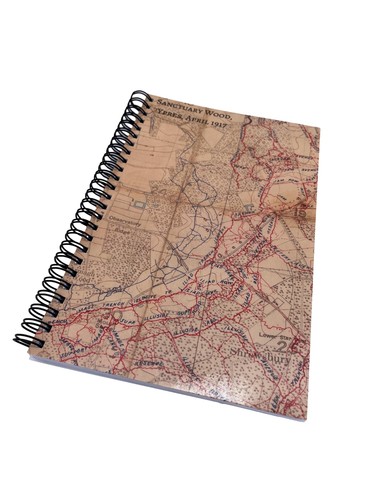 Trench map notebook sanctuary - trench,