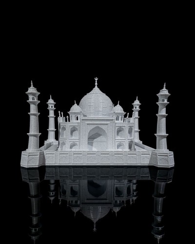 Taj mahal printed model - 3d,