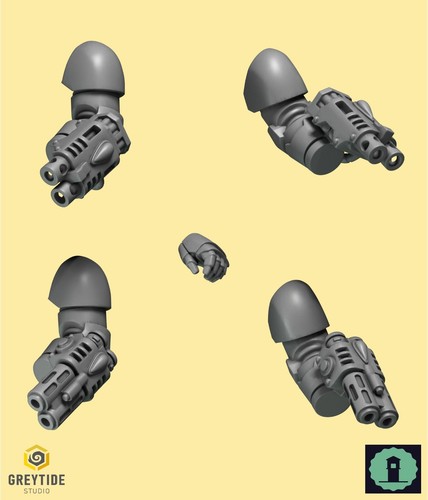 Blood angels wrist - angels, guns