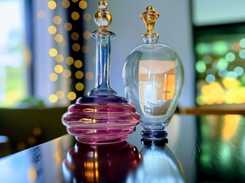 Italian rainbow glass blue - italian,