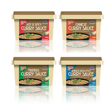 2x Goldfish - Japanese, Madras & Chinese Style Curry Sauce Paste 405g