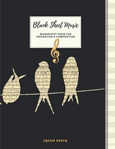 Blank sheet music - blank, manuscript