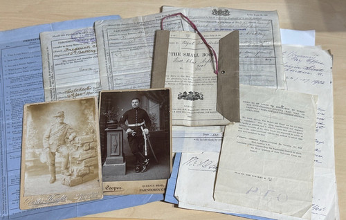Boer war soldier - small, book