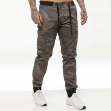 Enzo Mens Cargo Joggers