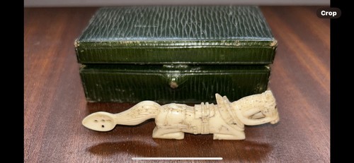 Horse figure carved - horse,