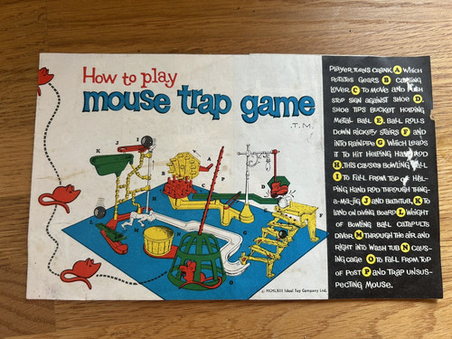 Vintage 1963 mouse - game,